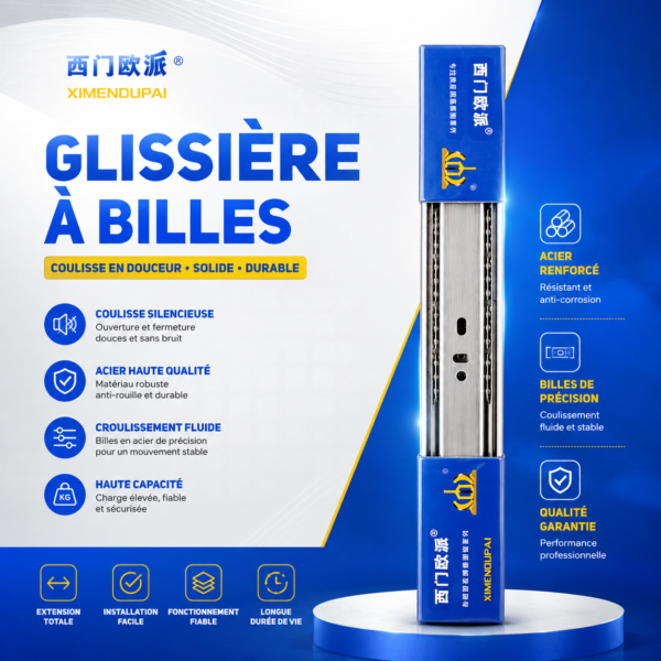 Glissière à billes XIMENDUPAI